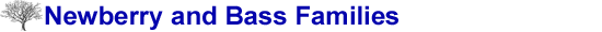 ('Newberry and Bass Families' banner)